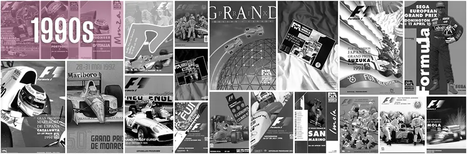 Formula 1 Race Covers 1990s