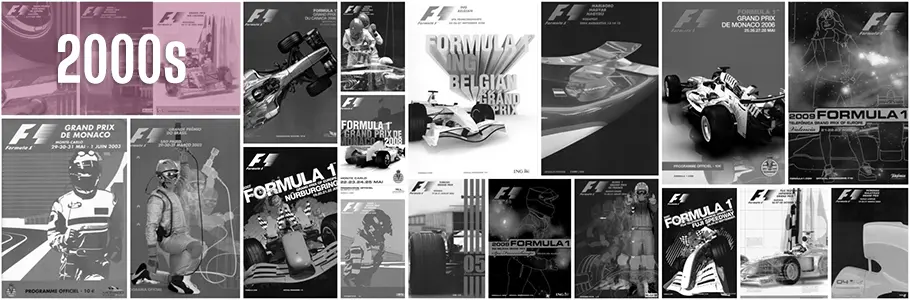Formula 1 Race Covers 2000s