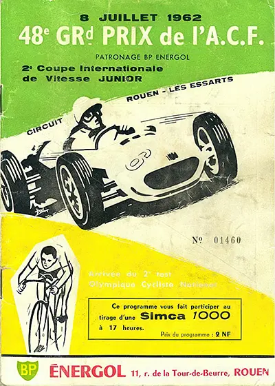 1962-07-08 | 1962 Grand Prix De l`Automobile Club De France | Rouen