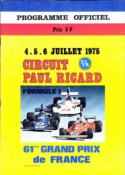 1975-07-06 | 1975 Grand Prix De France | Le Castellet