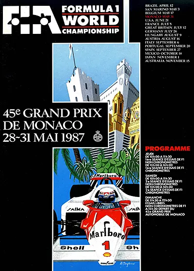1987-05-31 | 1987 Grand Prix De Monaco | Monte Carlo