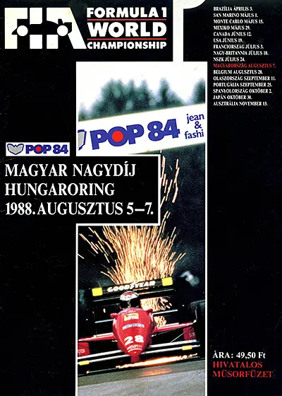 1988-08-07 | 1988 Magyar Nagydij | Budapest