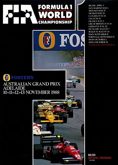 1988-11-13 | 1988 Australian Grand Prix | Adelaide