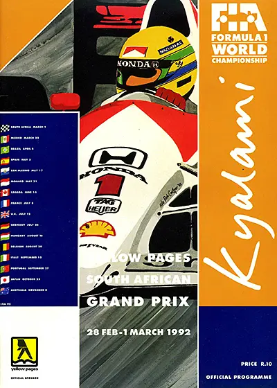 1992-03-01 | 1992 South African Grand Prix | Kyalami