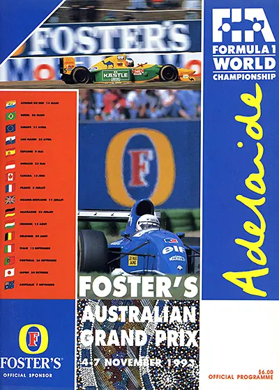 1993-11-07 | 1993 Australian Grand Prix | Adelaide